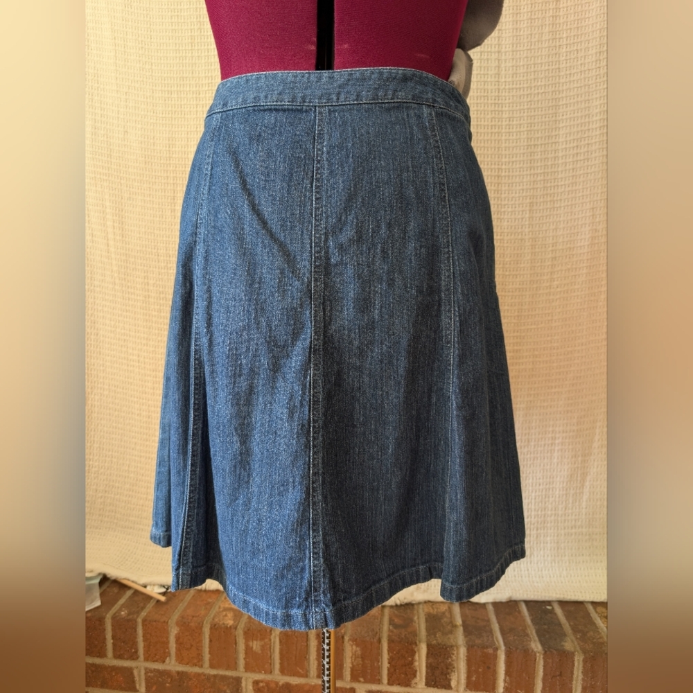 L.L. Bean Denim Skirt